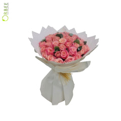 Eternal Rose Cascade Bouquet