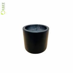 Midnight Matte Black Cylinder Planter