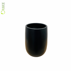 Obsidian Matte Oval Planter