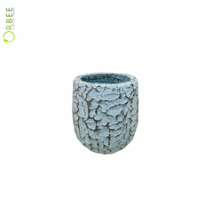 Rustic Bark Texture Planter