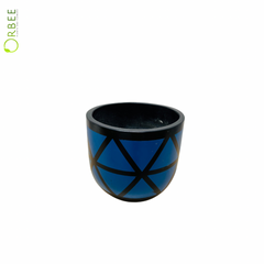 Midnight Prism Geometric Planter