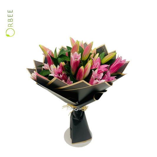 Pink Lilies