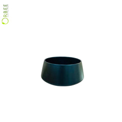 black ceramic pot