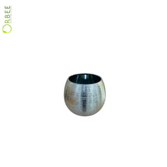 Silver Textured Decorative Planter